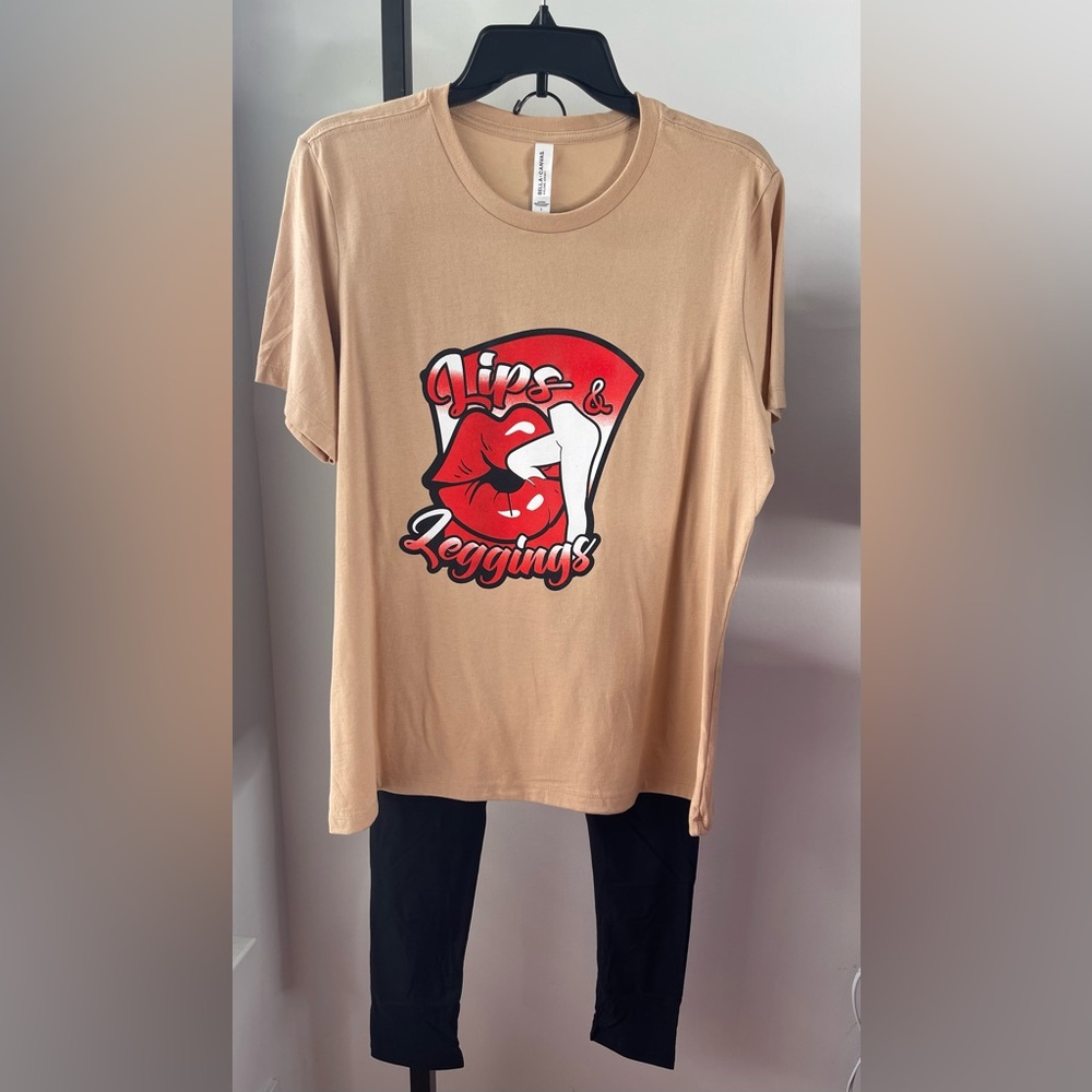 Lips and Leggings T- Shirts .